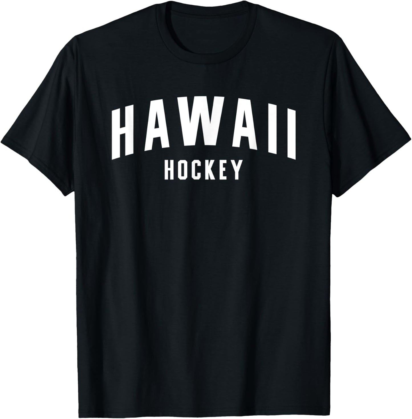 Hawaiian Local Sports State Hawaii Hockey T-Shirt - T-Shirt | Black