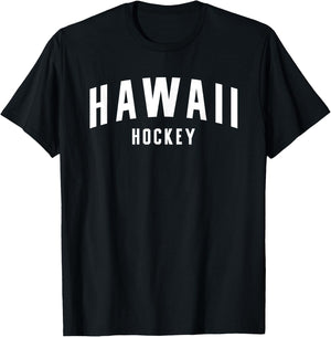 Hawaiian Local Sports State Hawaii Hockey T-Shirt - T-Shirt | Black