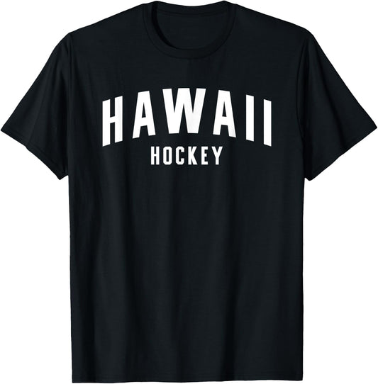 Hawaiian Local Sports State Hawaii Hockey T-Shirt - T-Shirt | Black