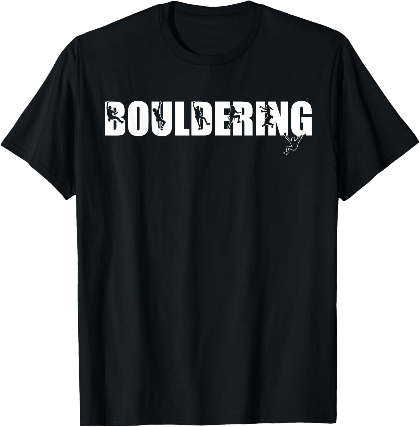 Rock Climbing Mountain Lover Bouldering T-Shirt - T-Shirt | Black