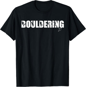 Rock Climbing Mountain Lover Bouldering T-Shirt - T-Shirt | Black