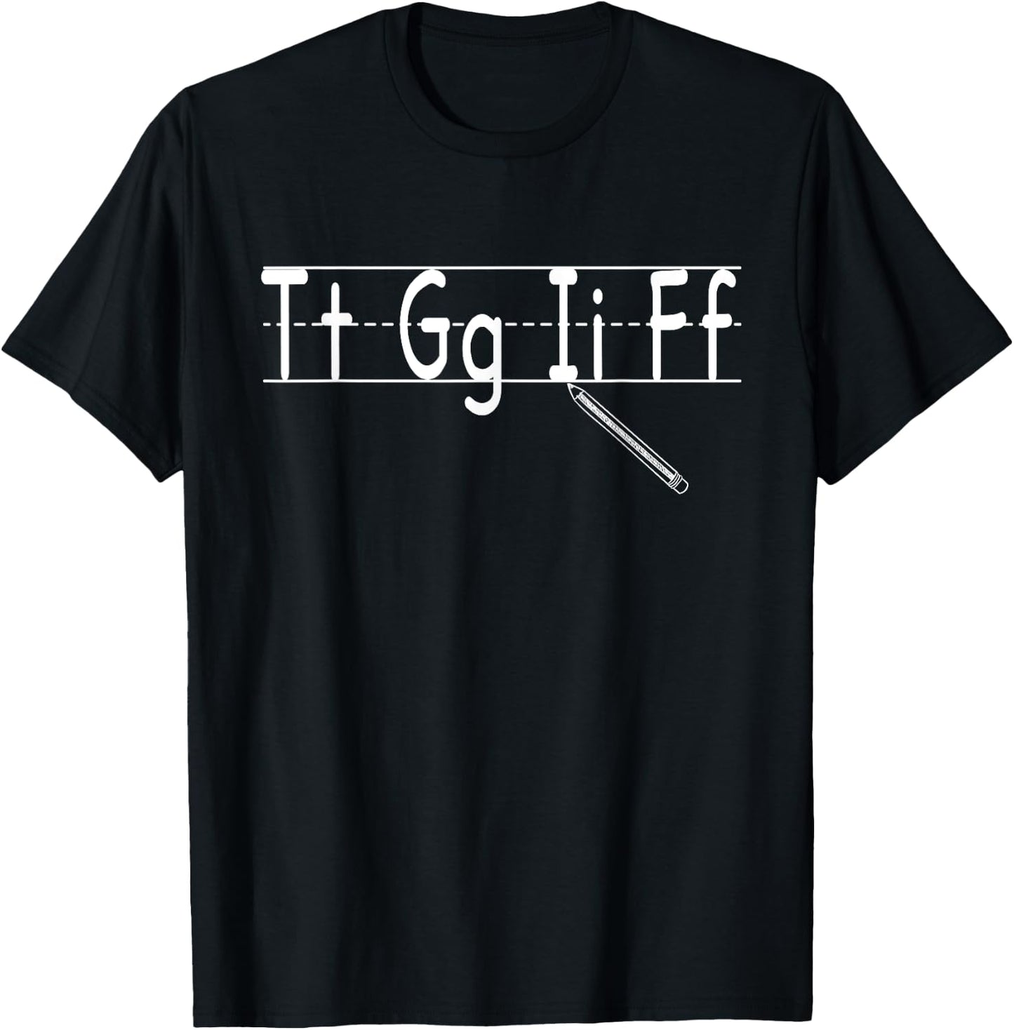 Alphabet Kindergarten Preschool Teacher, Teacher day Women Girls Kids T-Shirt - T-Shirt | Black