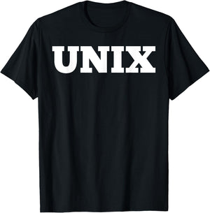 Unix OS Programmer - Unix T-Shirt - T-Shirt | Black