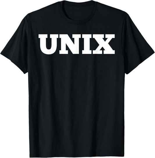 Unix OS Programmer - Unix T-Shirt - T-Shirt | Black