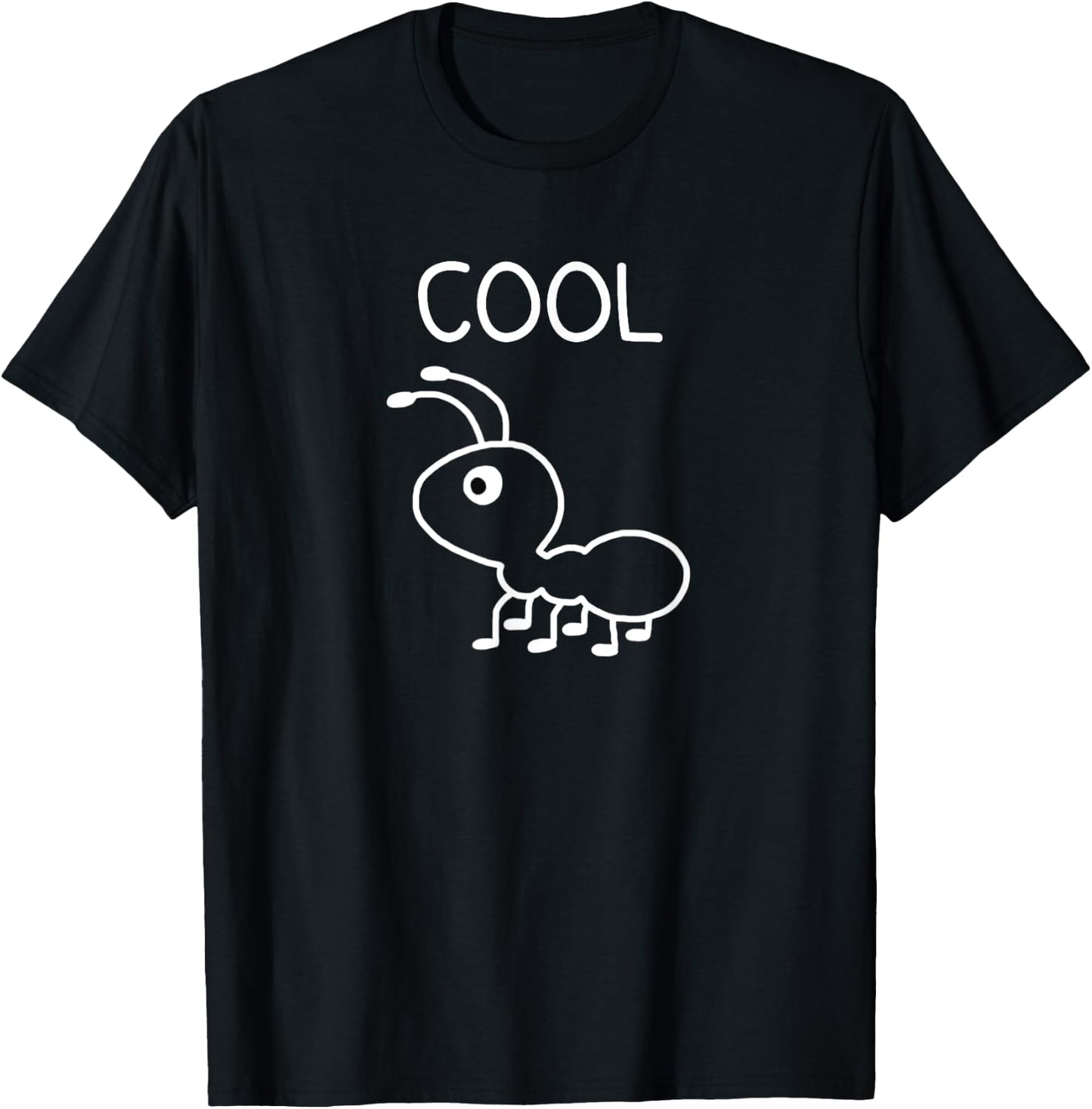Cool Ant, Puns, Funny, Jokes, Sarcastic T-Shirt - T-Shirt | Black