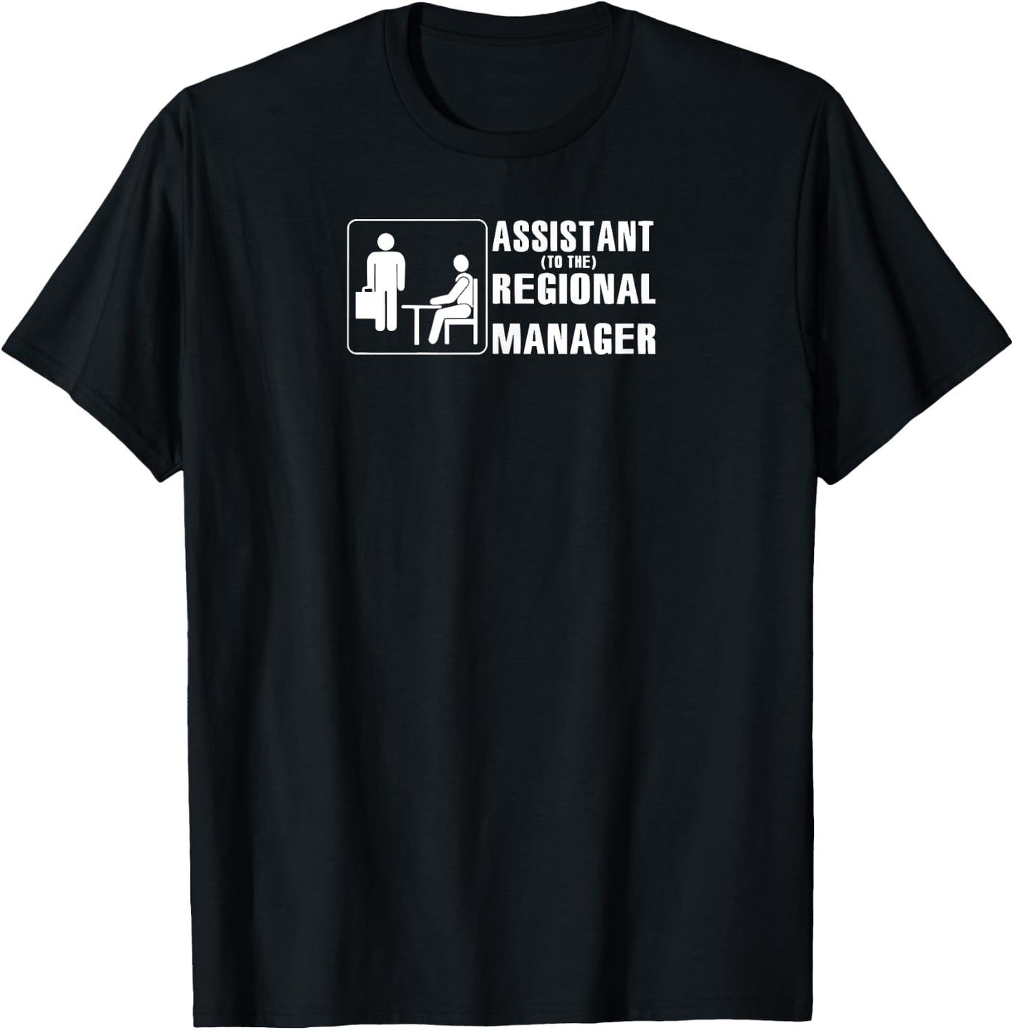 Assistant To The Regional Manager T-Shirt - T-Shirt | Black