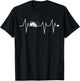 Funny Drifting JDM Drifter Heartbeat Heart Pulse Rate EKG T-Shirt - T-Shirt | Black