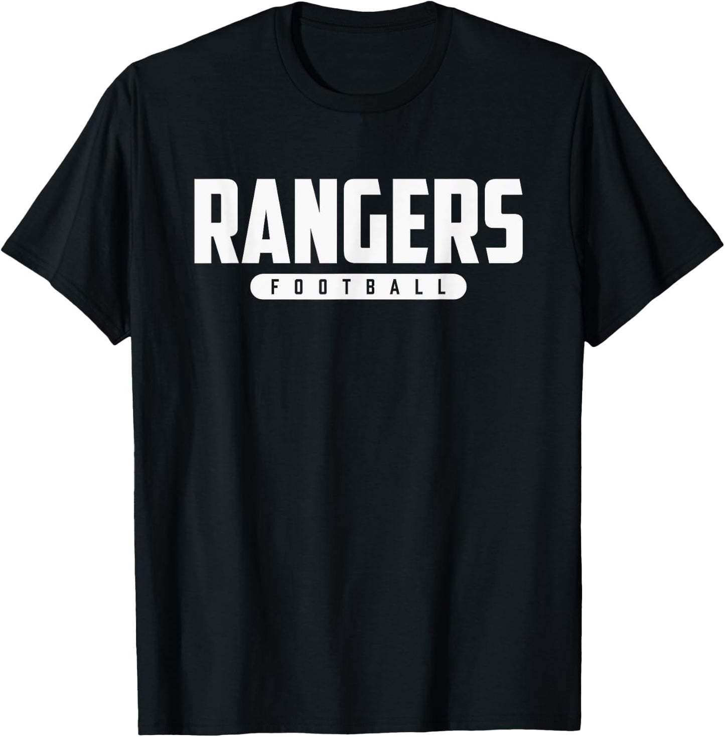 Redwood Rangers Football T-Shirt - T-Shirt | Black