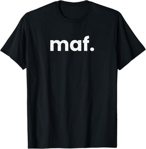MAF Midland Odessa Texas Airport Code List MAF T-Shirt - T-Shirt | Black
