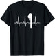 Funny Plumbing Tools Wrench Heartbeat Plumber Gift T-Shirt - T-Shirt | Black