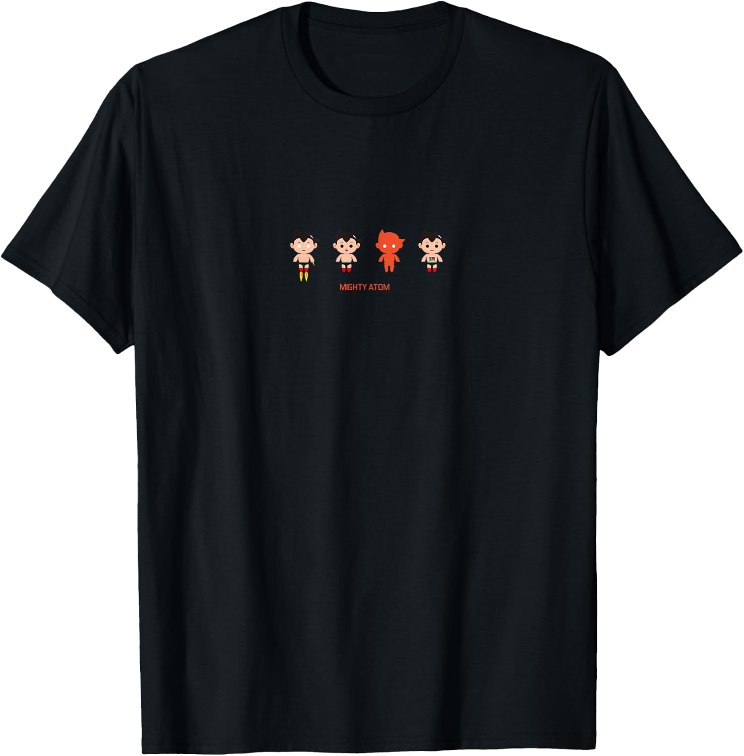 Mighty Atom Figure （Atom） (C)TEZUKA PRODUCTIONS T-Shirt - T-Shirt | Black