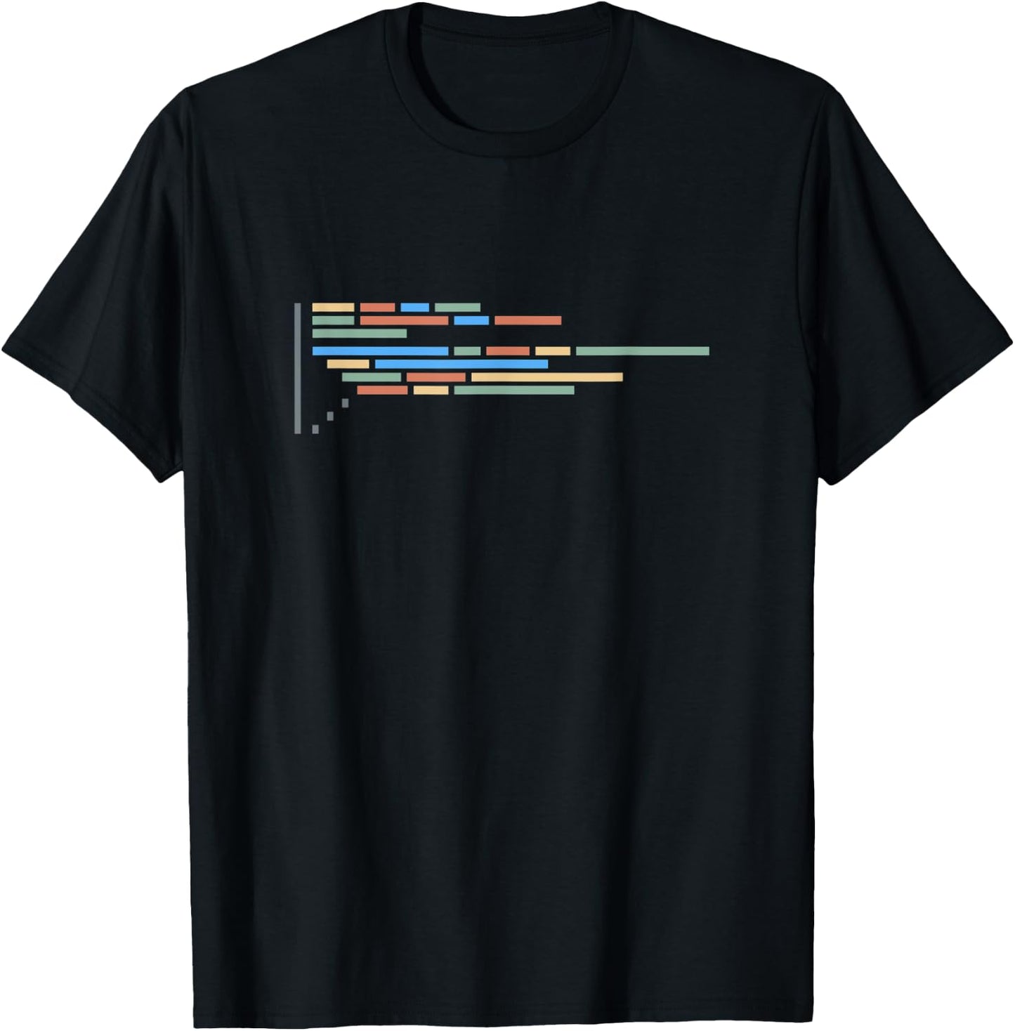 Code Block Theme T-Shirt - T-Shirt | Black
