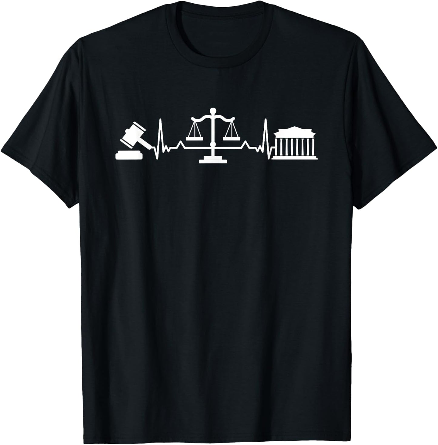 Lawyer Law Legal Criminal Prosecuting Defense Attorney T-Shirt - T-Shirt | Black