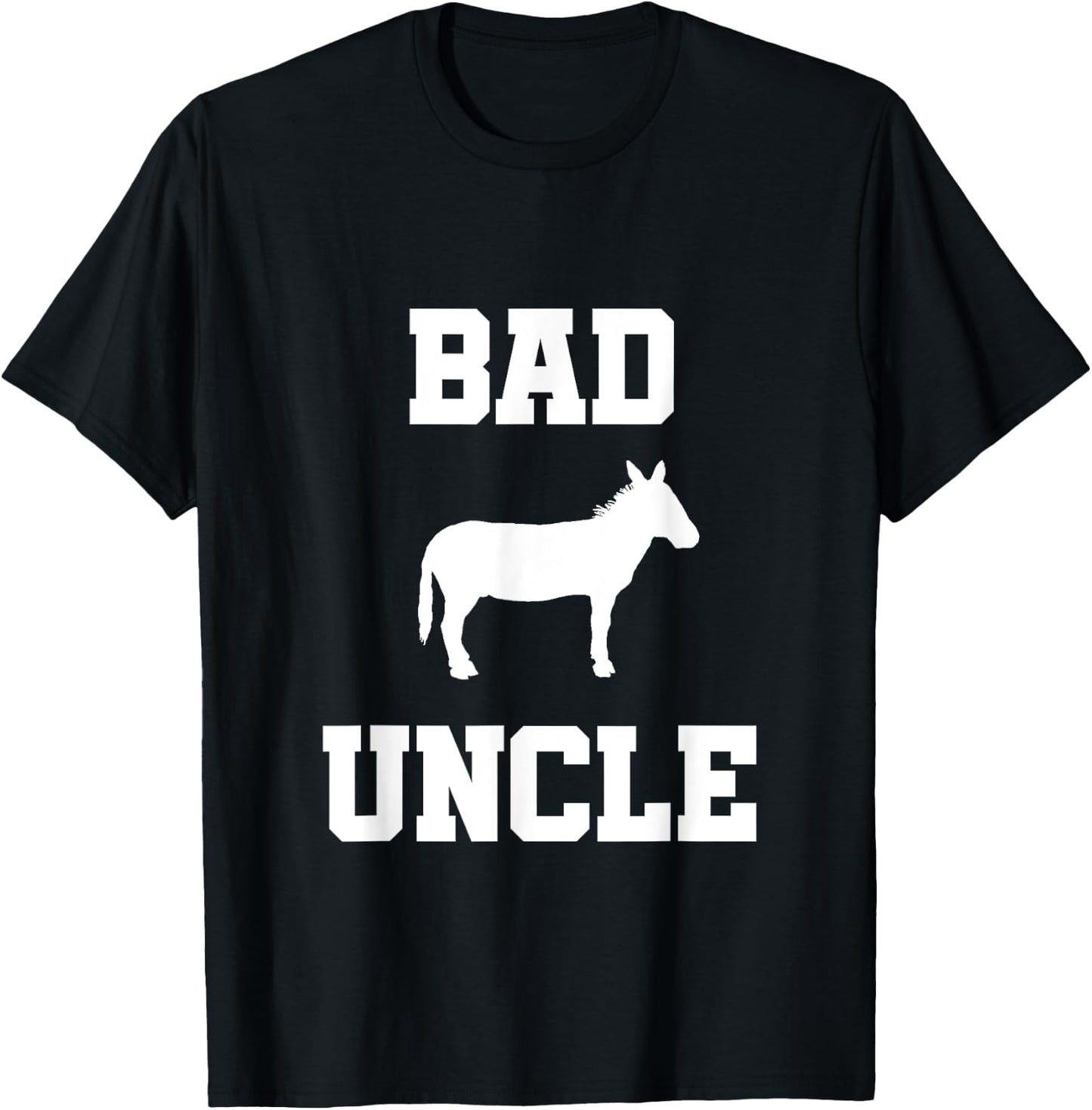 Bad ass Uncle funny Uncle gift T-Shirt - T-Shirt | Black