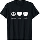 Peace Love and Cloth Diaper - Cloth Diapers Rock T-Shirt - T-Shirt | Black