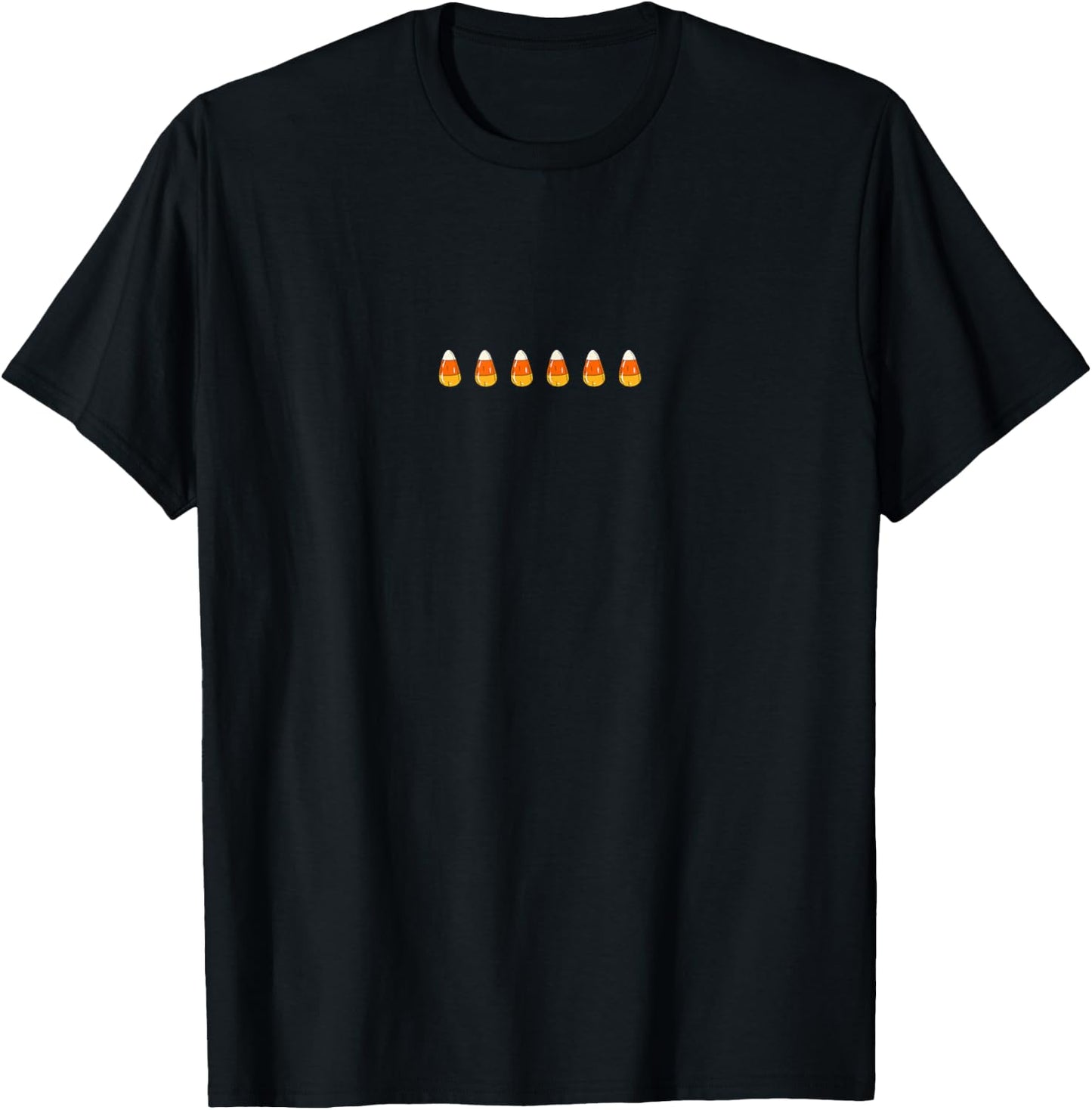 Candy Corn Trick Or Treat Subtle Halloween Minimal Costume T-Shirt - T-Shirt | Black