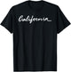 Retro California Surf Vintage Beach Venice License Plate Women Girls Kids T-Shirt - T-Shirt | Black