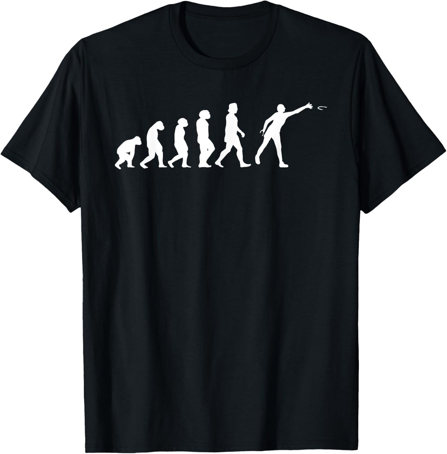 Evolution Horseshoe Pitching Game T-Shirt - T-Shirt | Black