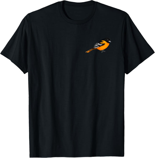 Oriole Bird Birdlover Birdwatcher Ornithologist Biologist T-Shirt - T-Shirt | Black