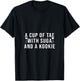 A Cup of Tae with Suga and a Kookie T-Shirt - T-Shirt | Black