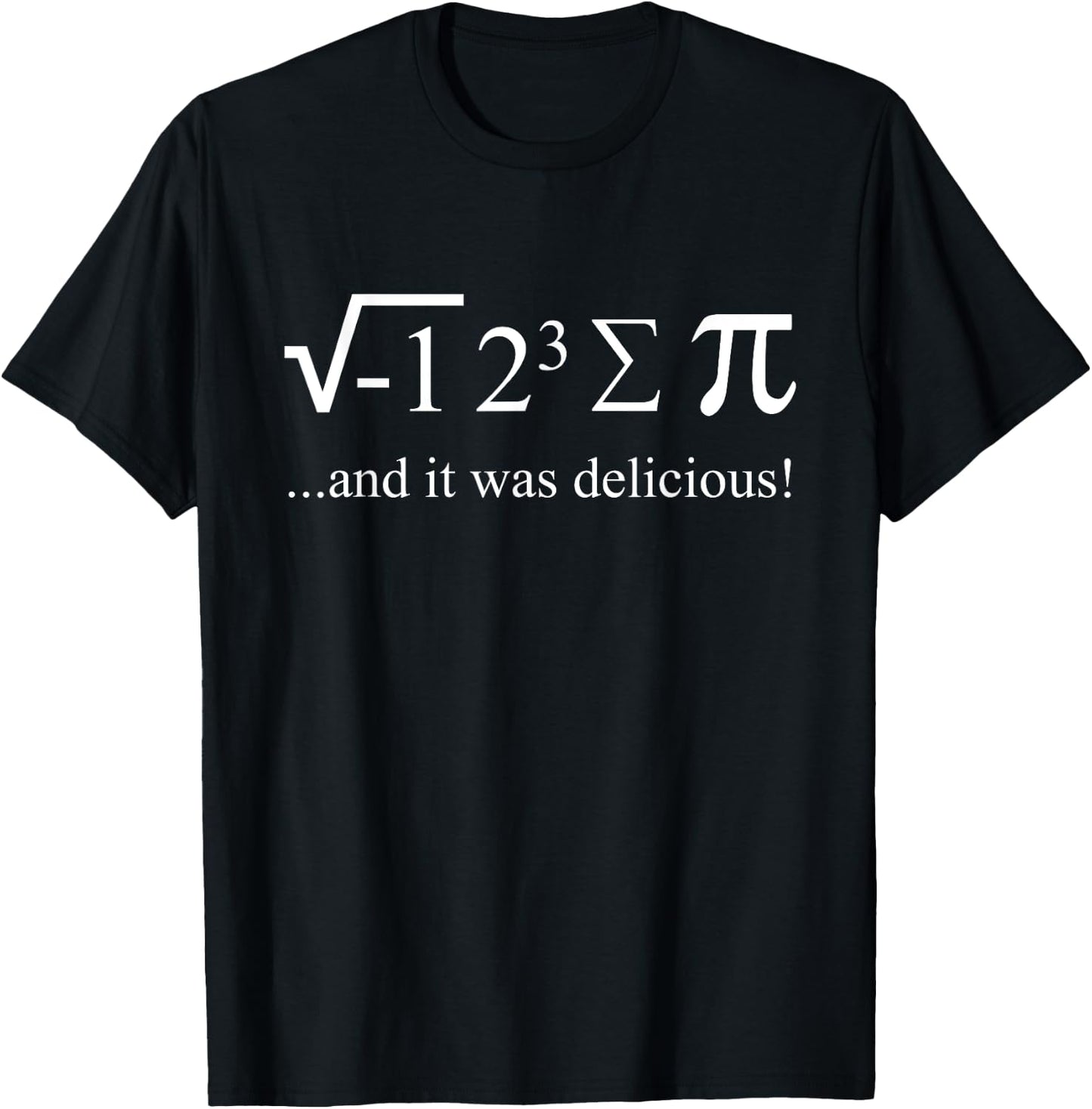 Mathematician joke saying I ate some pie mathematician T-Shirt - T-Shirt | Black