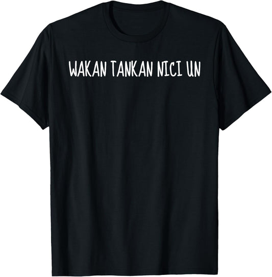 Lakota May the Great Spirit Walk T-Shirt - T-Shirt | Black