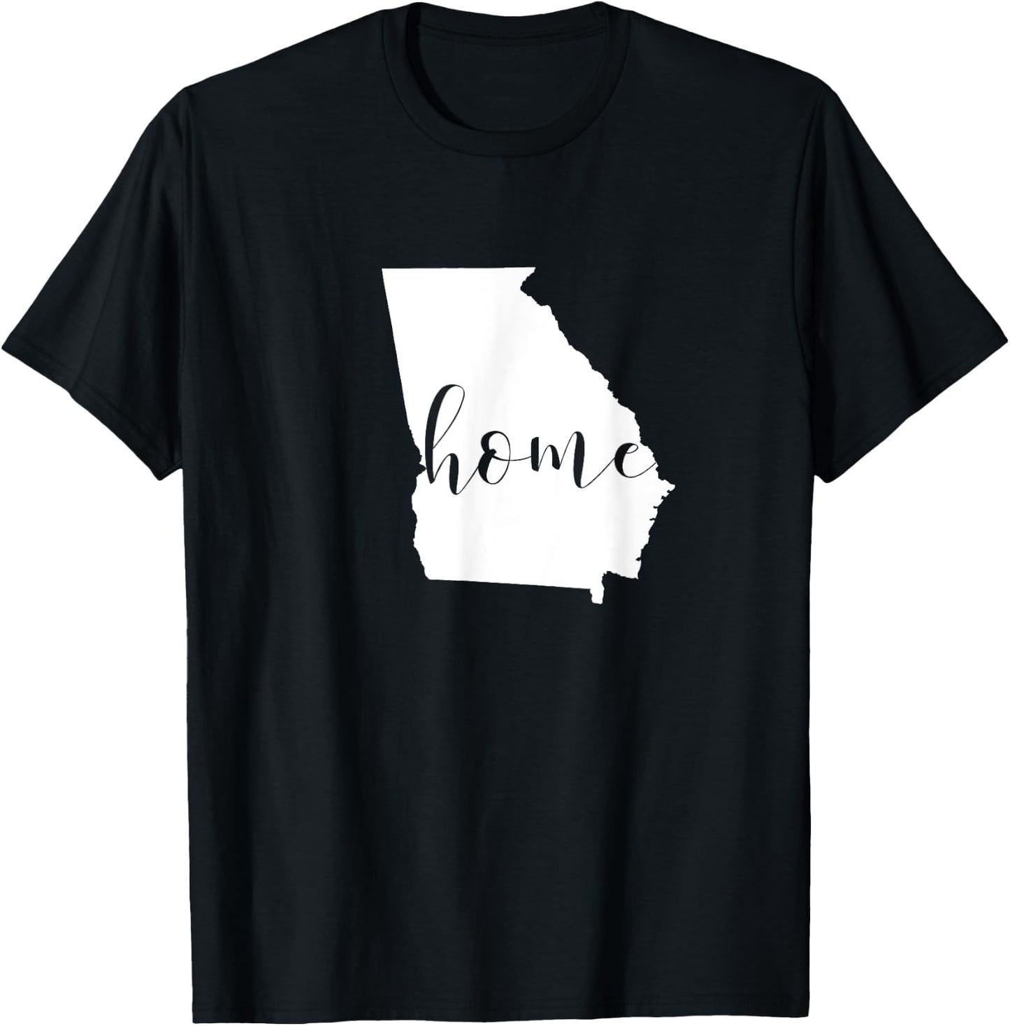 GA HOME Georgia Shirt Blouse Southern South T-Shirt - T-Shirt | Black