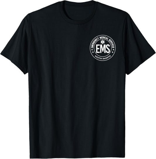 South Dakota EMS Emergency Medical Services EMT T-Shirt - T-Shirt | Black