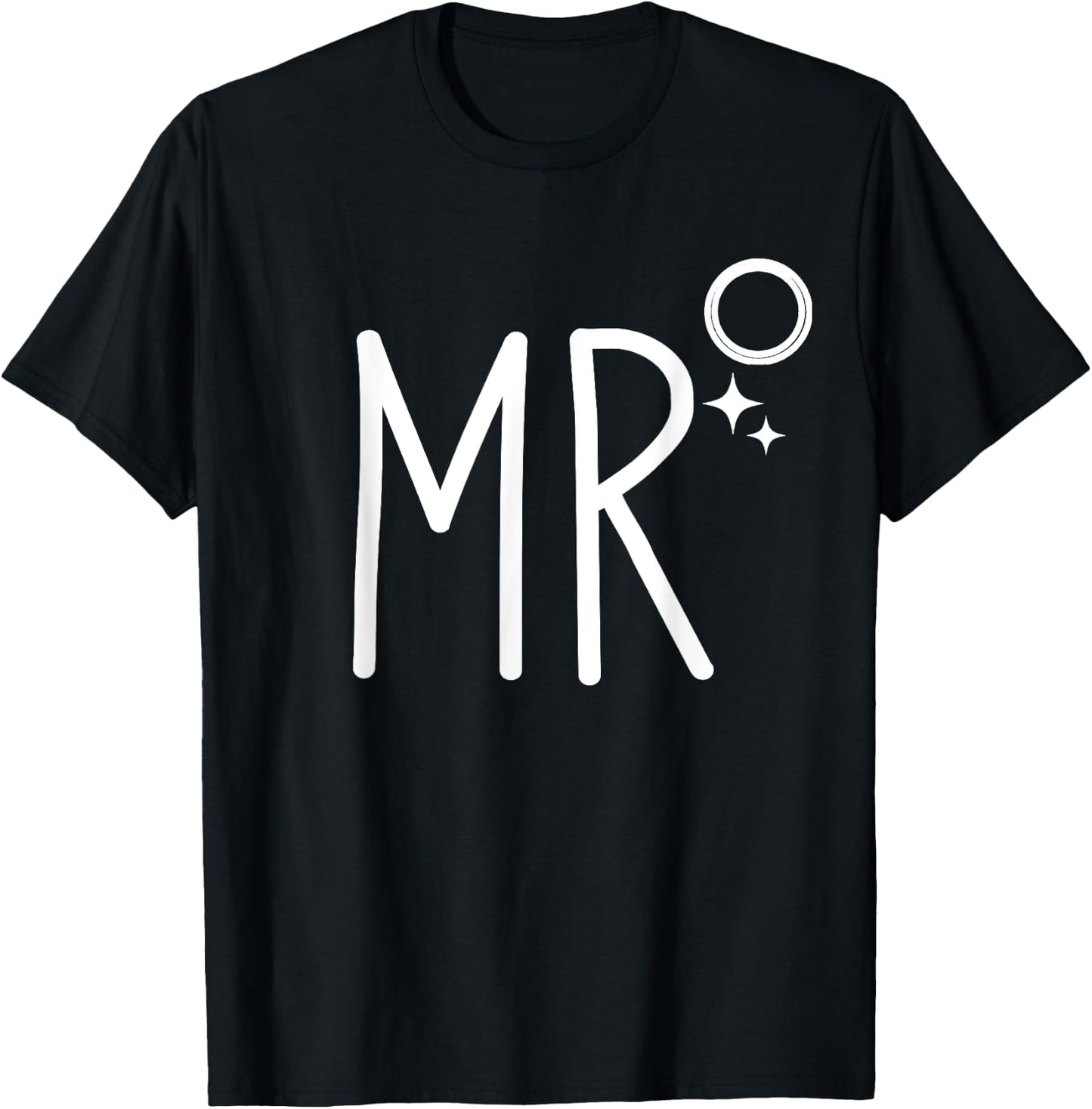 Mr for Groom to be New Husband Matching Couples T-Shirt - T-Shirt | Black