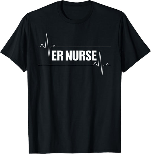 Cool Emergency Room Nurse Design Women ER Nursing T-Shirt - T-Shirt | Black
