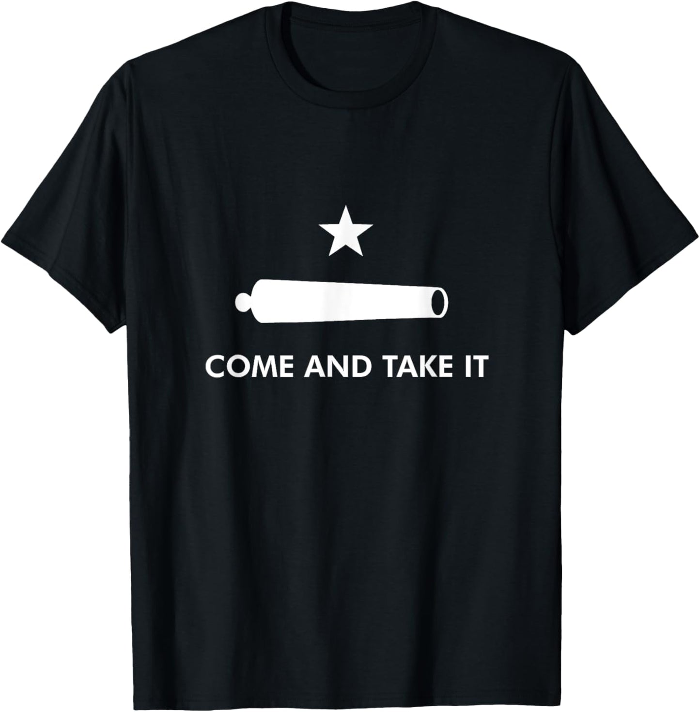 Come And Take It Texas Alamo 1836 Historical T-Shirt - T-Shirt | Black