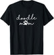 Golden Doodle Mom Mini Labradoodle Goldendoodle Pawprint T-Shirt - T-Shirt | Black