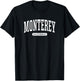 Monterey California Vacation College Style Sports CA T-Shirt - T-Shirt | Black