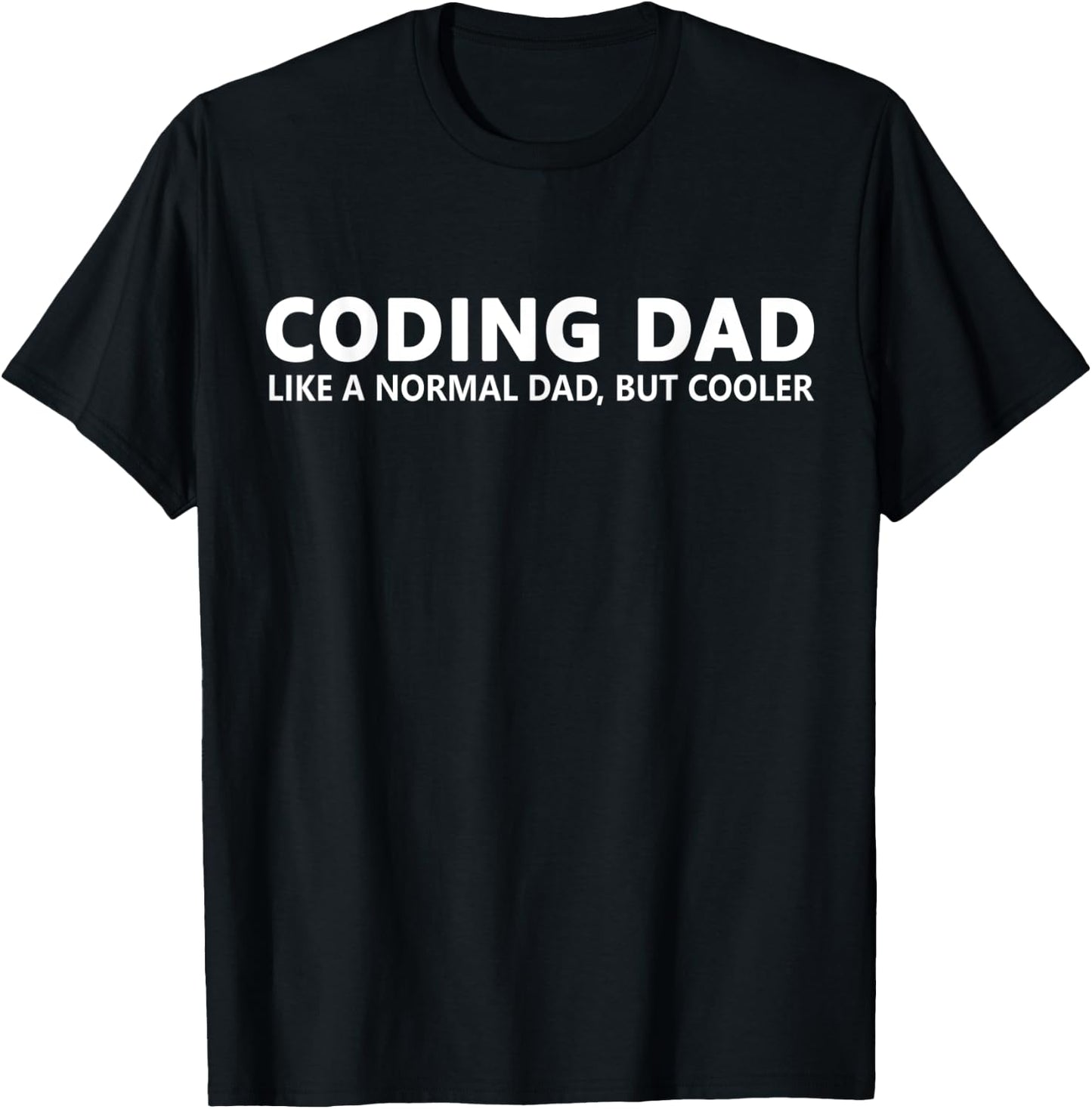 Coding Dad Programmer Dad T-Shirt - T-Shirt | Black