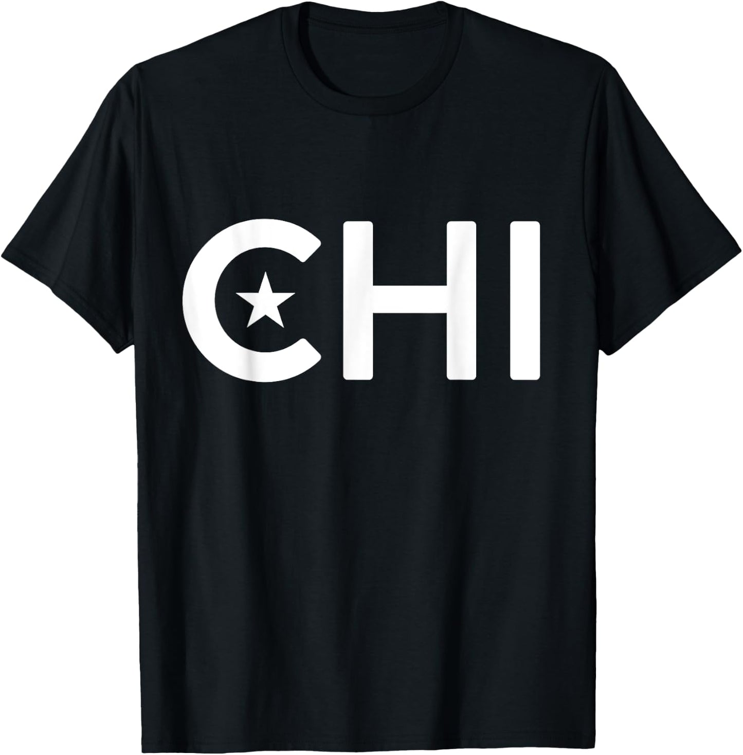 CHI - Chile Two Part Combo Design - Chilean Flag Part 1 T-Shirt - T-Shirt | Black