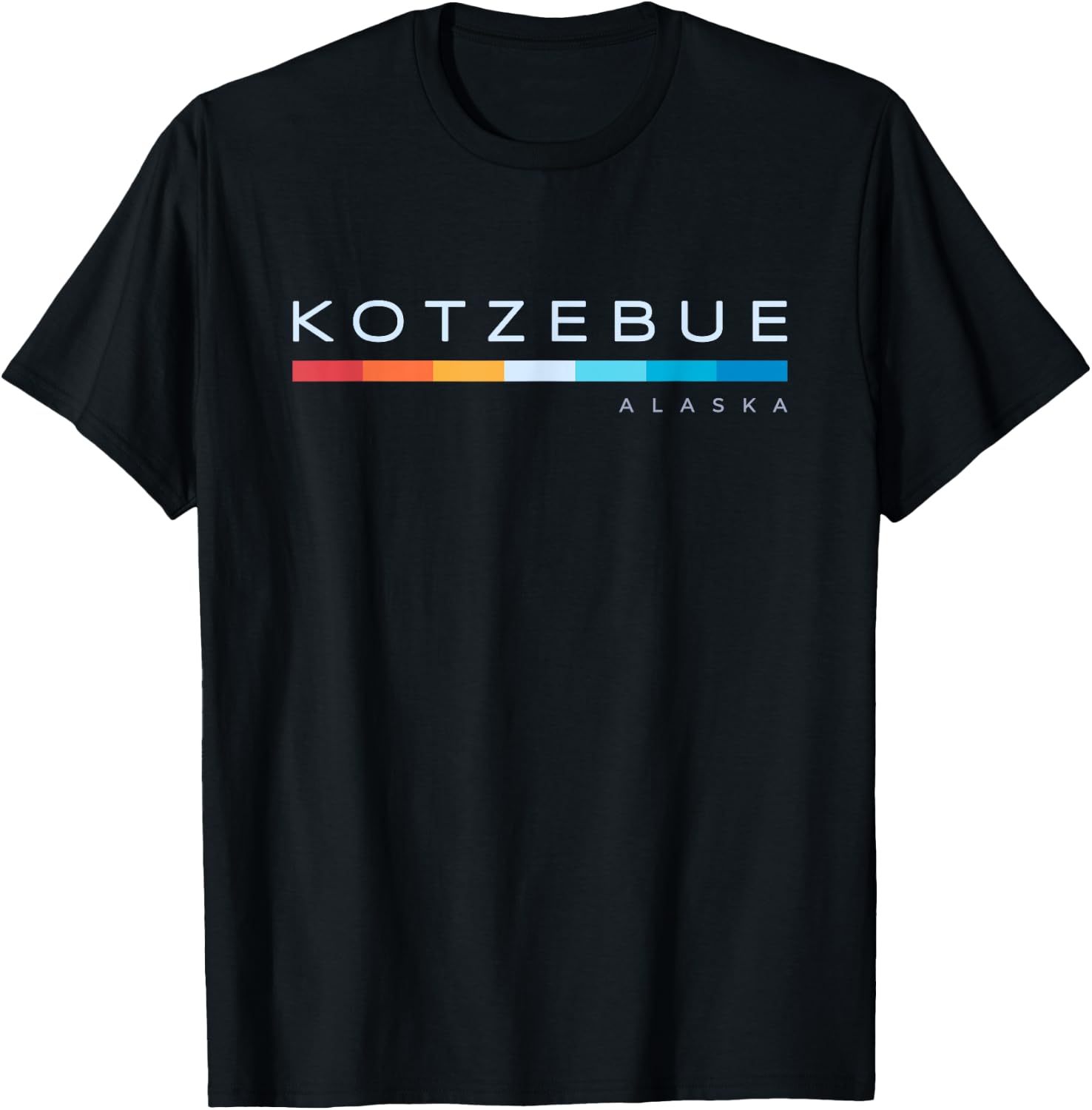 Kotzebue AK Alaska Retro Design T-Shirt - T-Shirt | Black