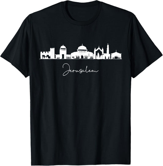 Jerusalem City T-Shirt - T-Shirt | Black