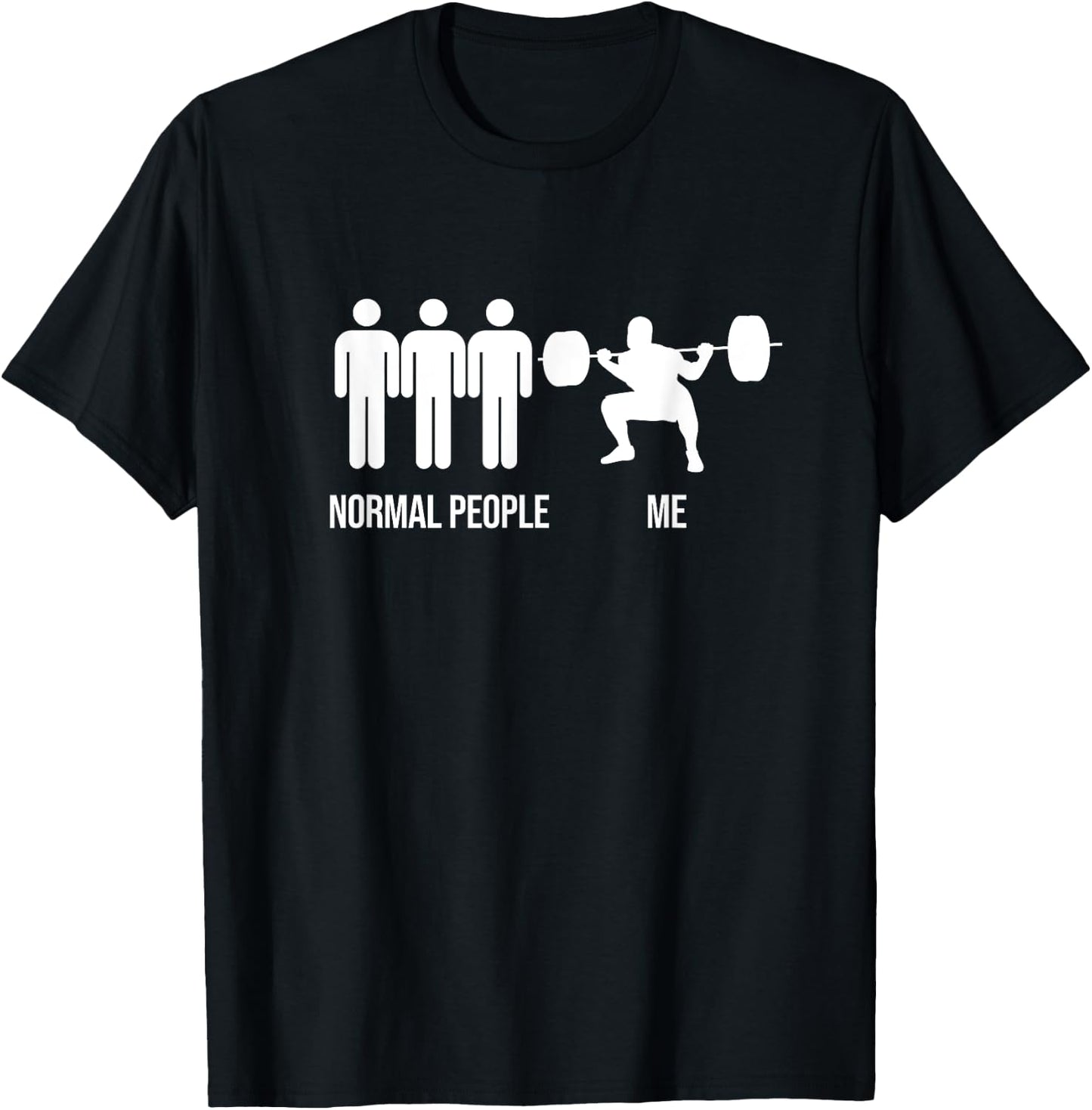Funny Gym Workout Fitness Bodybuilding Sports Weightlifters T-Shirt - T-Shirt | Black
