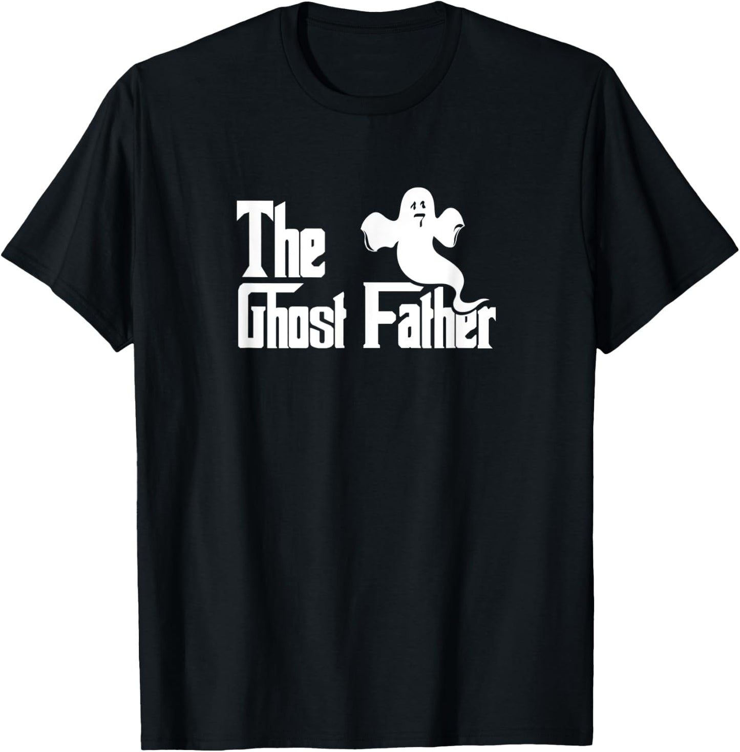 The Ghost Father - Funny Halloween Ghost Dad T-Shirt - T-Shirt | Black