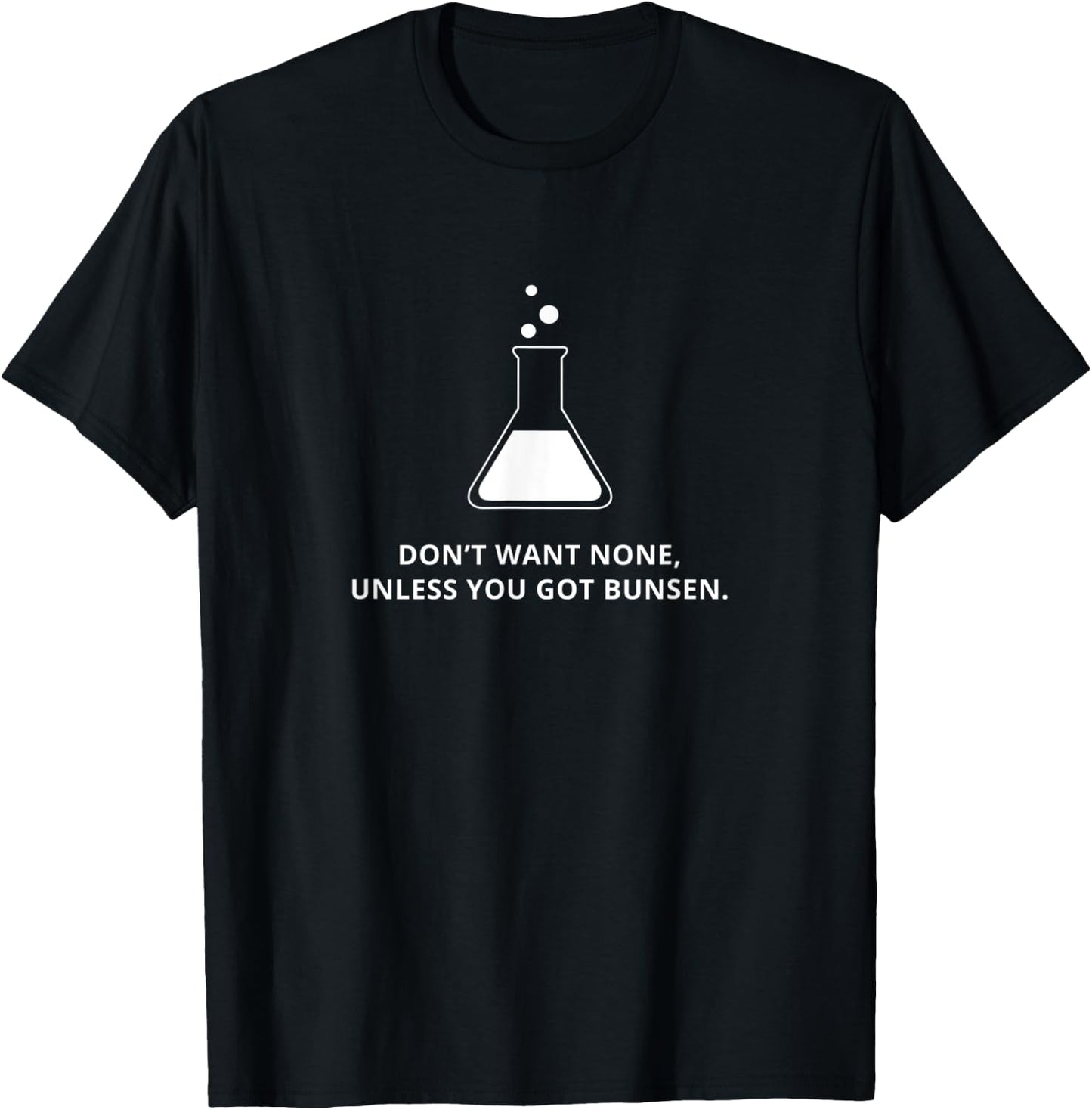 Funny Science Joke T Shirt T-Shirt - T-Shirt | Black