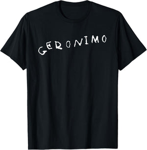 Geronimo Signature Native American Warrior History Vintage T-Shirt - T-Shirt | Black
