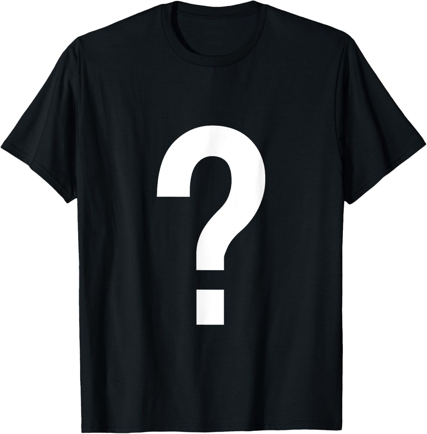 Question Mark Couple Guess Who Costume T-Shirt - T-Shirt | Black