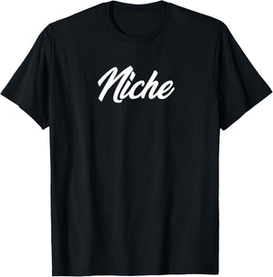 Niche Cursive Text Novelty Hobby T-Shirt - T-Shirt | Black