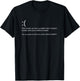 Funny Blue Screen of Death Social Anxiety Error T-Shirt - T-Shirt | Black