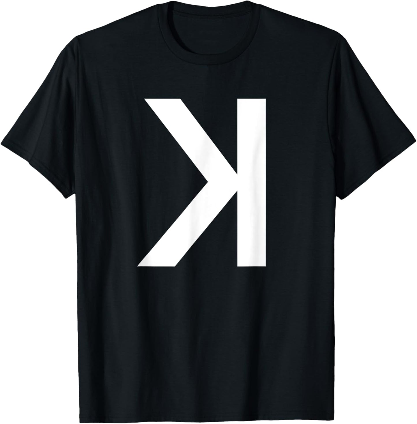 Backwards K Strikeout Baseball Softball Pitcher T Shirt T-Shirt - T-Shirt | Black