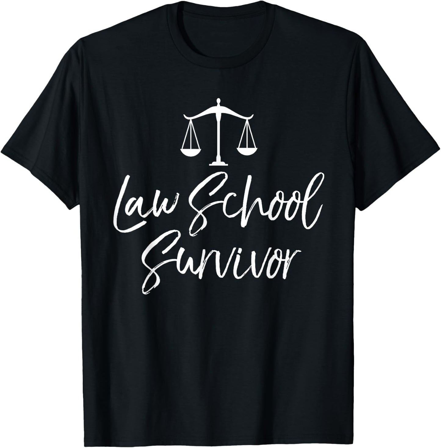 Law School Survivor Law School Graduate Gift Shirt T-Shirt - T-Shirt | Black