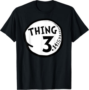 Thing Pi Shirt Funny Pi Day Shirt and Pi Math Teacher T-Shirt - T-Shirt | Black