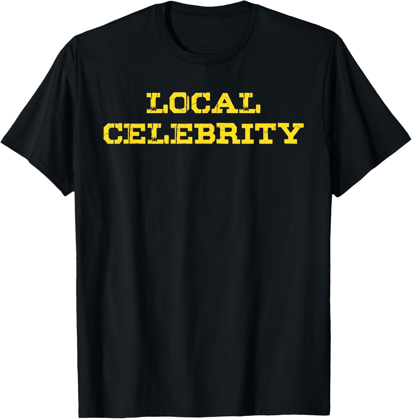 Twisted Design Men's Black Modern Letter Print T-Shirt - T-Shirt | Black