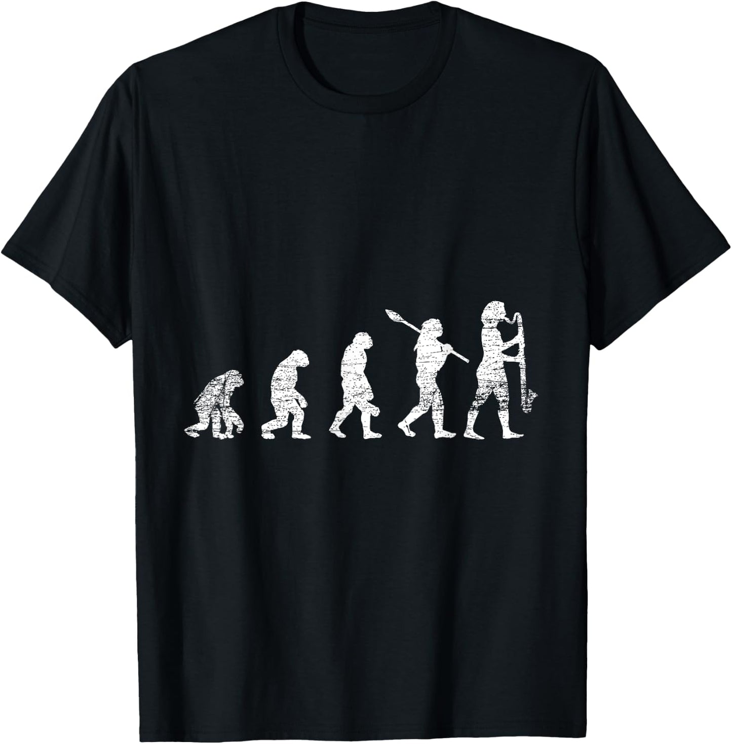 Evolution Bass Clarinet - Marching Band Music Shirt T-Shirt - T-Shirt | Black