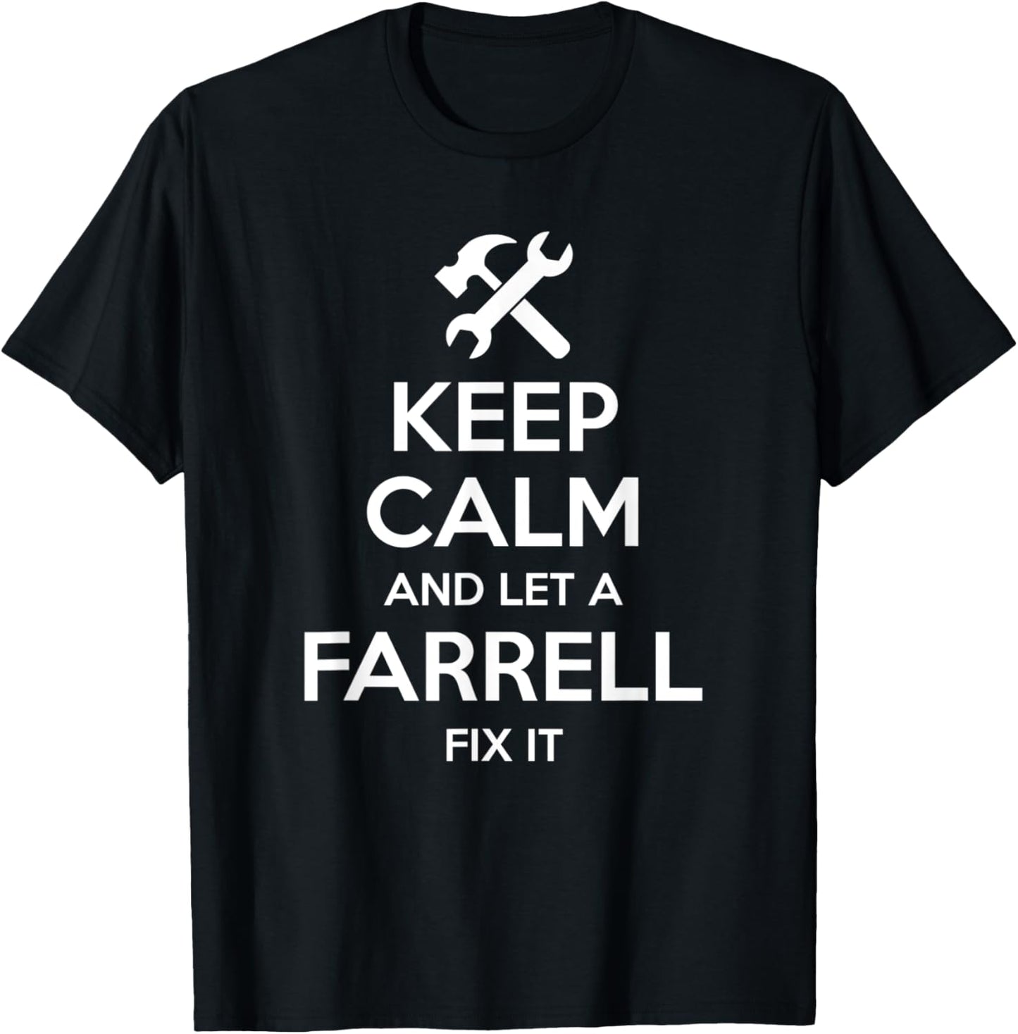 FARRELL Funny Surname Birthday Family Tree Reunion Gift T-Shirt - T-Shirt | Black